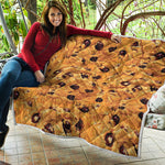 Chocolate Chip Cookie Print Quilt