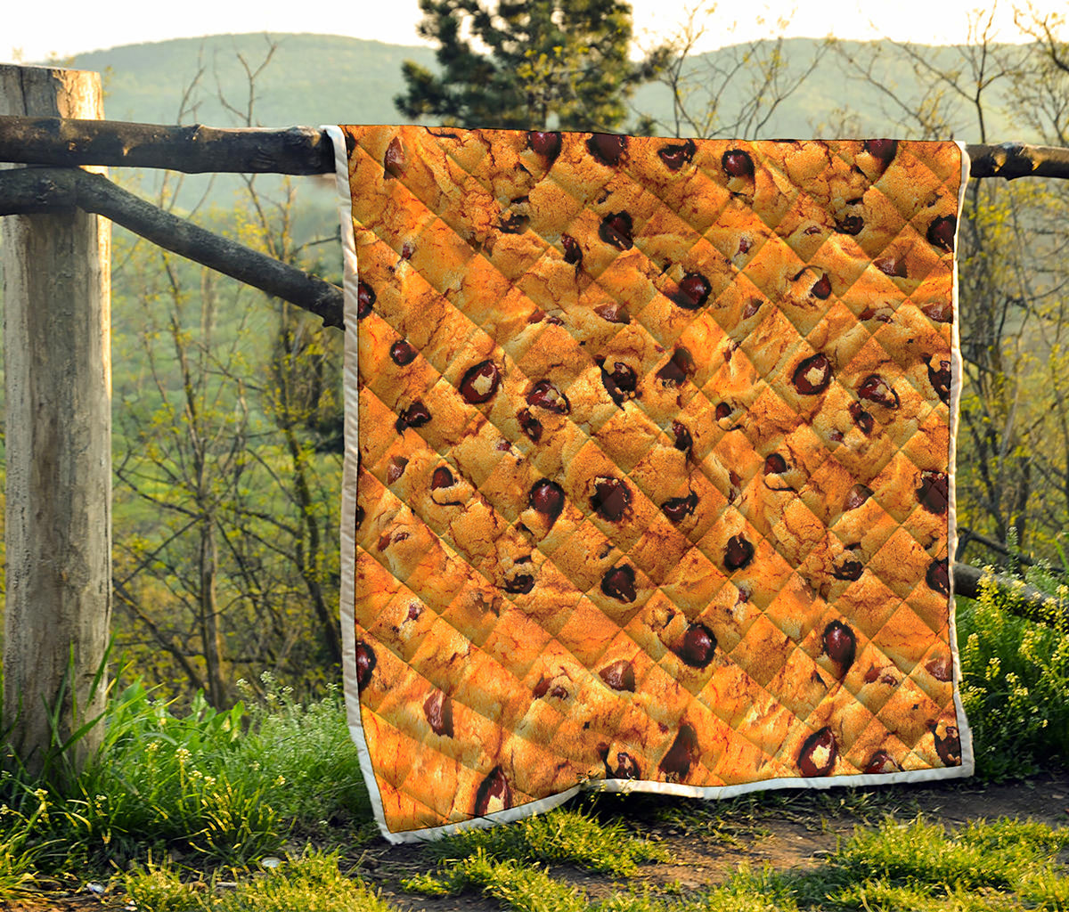 Chocolate Chip Cookie Print Quilt