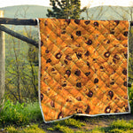 Chocolate Chip Cookie Print Quilt