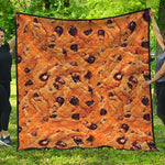 Chocolate Chip Cookie Print Quilt