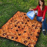 Chocolate Chip Cookie Print Quilt