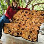 Chocolate Chip Cookie Print Quilt