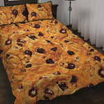 Chocolate Chip Cookie Print Quilt Bed Set