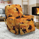 Chocolate Chip Cookie Print Recliner Slipcover