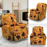 Chocolate Chip Cookie Print Recliner Slipcover