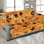 Chocolate Chip Cookie Print Sofa Protector