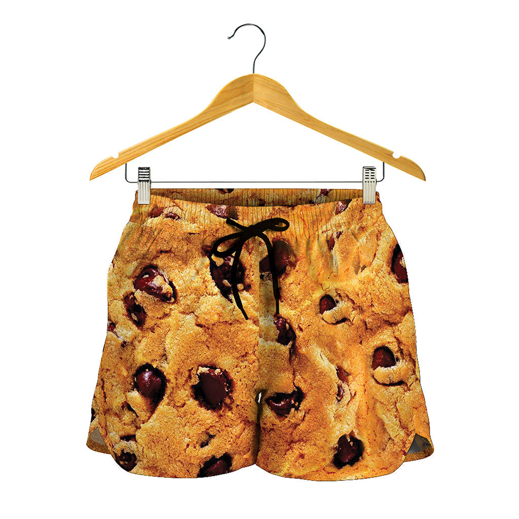 Chocolate Chip Cookie Print Women's Shorts
