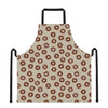 Chocolate Donuts Pattern Print Apron