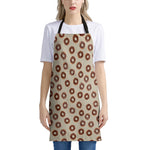 Chocolate Donuts Pattern Print Apron