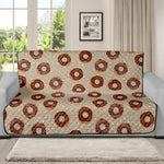 Chocolate Donuts Pattern Print Futon Protector