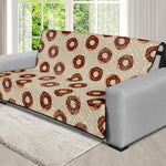 Chocolate Donuts Pattern Print Futon Protector