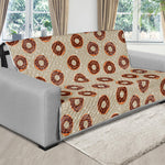 Chocolate Donuts Pattern Print Futon Protector