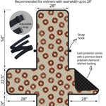 Chocolate Donuts Pattern Print Recliner Protector