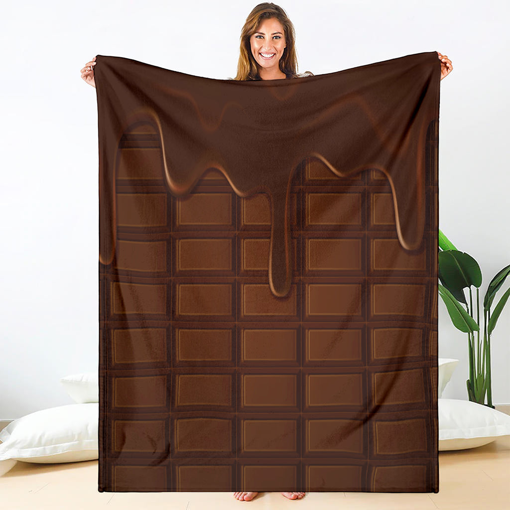 Chocolate Print Blanket