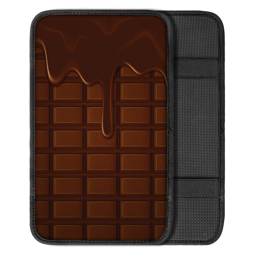 Chocolate Print Car Center Console Cover