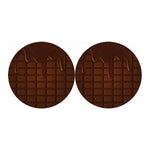 Chocolate Print Car Coasters