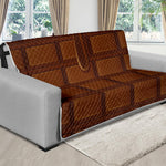 Chocolate Print Futon Protector