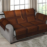 Chocolate Print Loveseat Protector