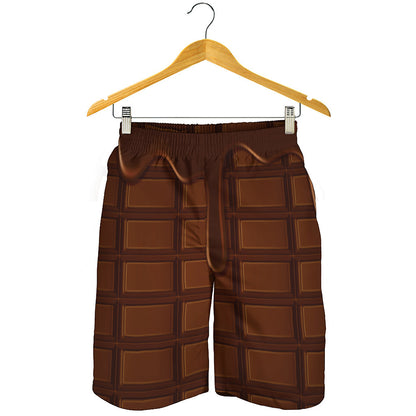 Chocolate Print Men's Shorts