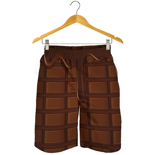 Chocolate Print Men's Shorts