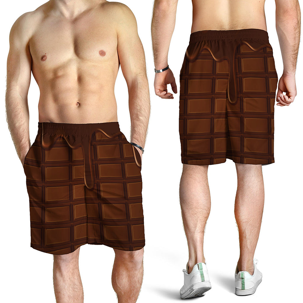 Chocolate Print Men's Shorts