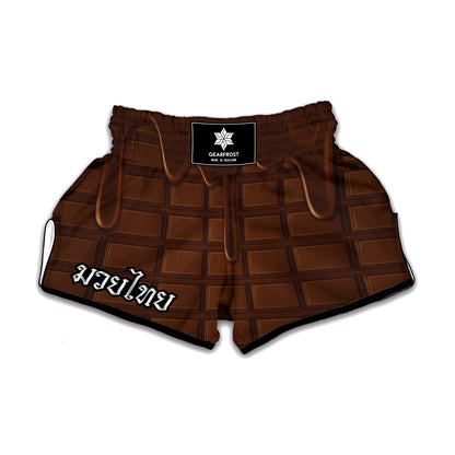 Chocolate Print Muay Thai Boxing Shorts