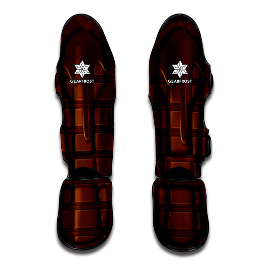 Chocolate Print Muay Thai Shin Guard