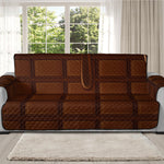 Chocolate Print Oversized Sofa Protector