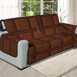 Chocolate Print Oversized Sofa Protector