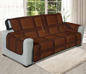 Chocolate Print Oversized Sofa Protector