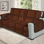 Chocolate Print Oversized Sofa Protector