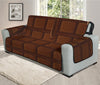 Chocolate Print Oversized Sofa Protector