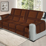 Chocolate Print Oversized Sofa Protector