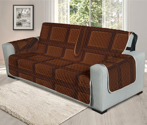 Chocolate Print Oversized Sofa Protector