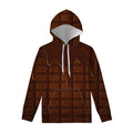 Chocolate Print Pullover Hoodie