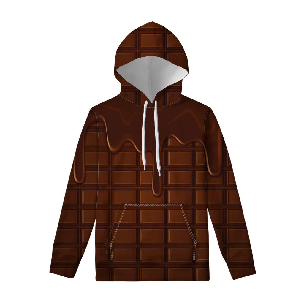 Chocolate Print Pullover Hoodie