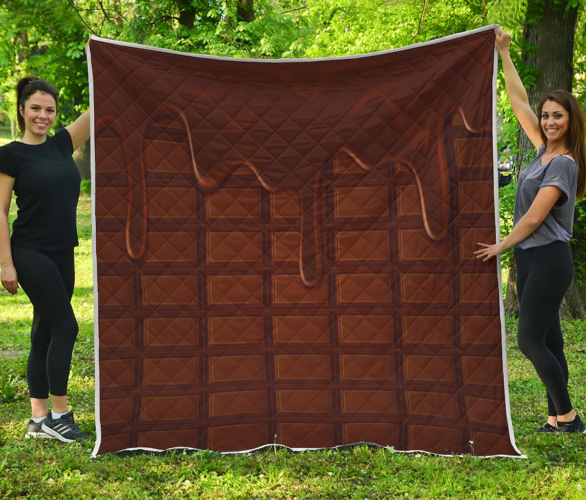 Chocolate Print Quilt