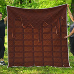 Chocolate Print Quilt