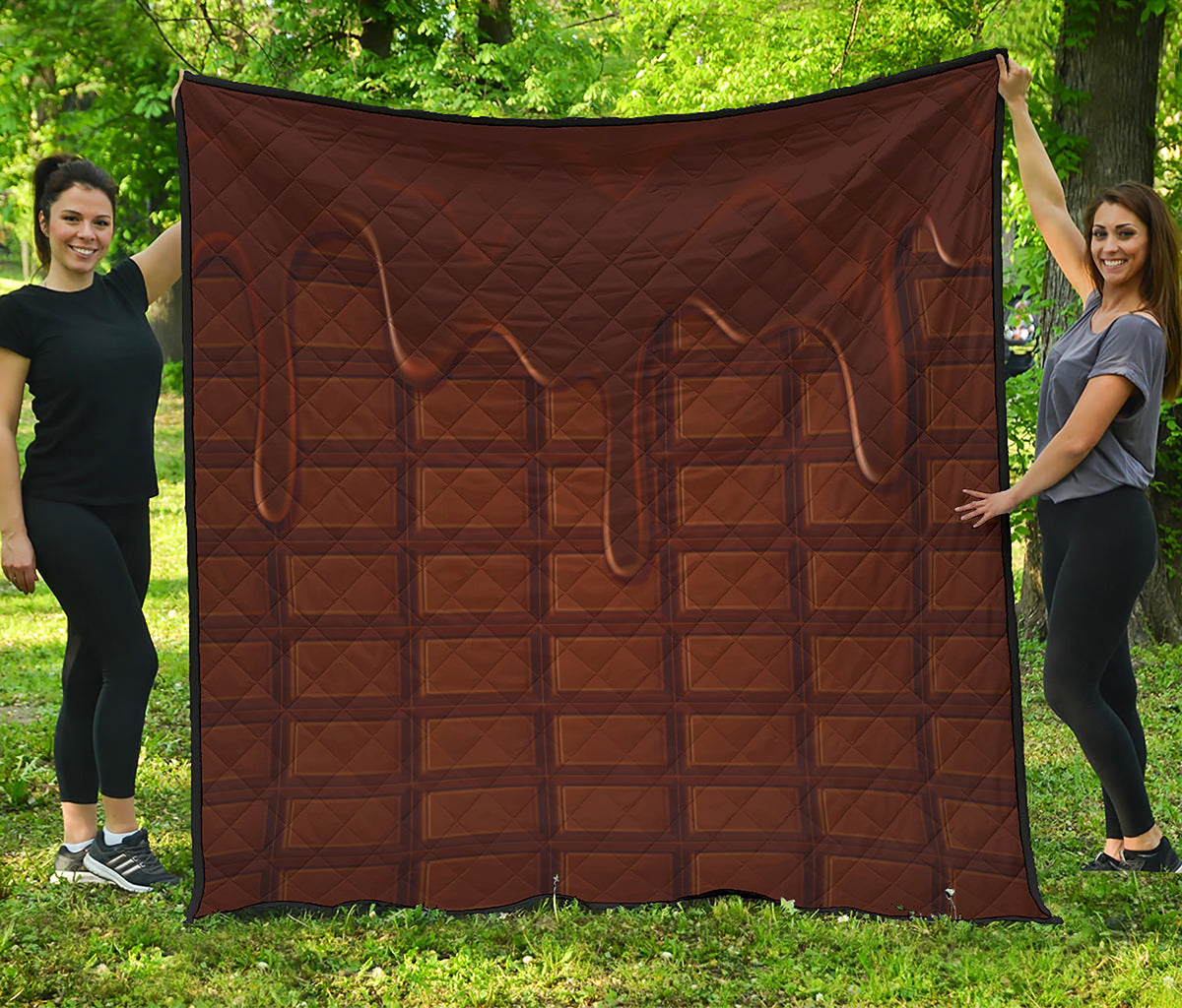 Chocolate Print Quilt