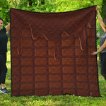 Chocolate Print Quilt