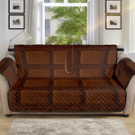 Chocolate Print Sofa Protector