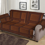 Chocolate Print Sofa Protector