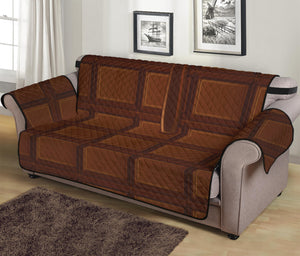 Chocolate Print Sofa Protector