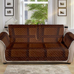 Chocolate Print Sofa Protector