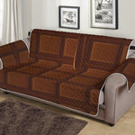 Chocolate Print Sofa Protector