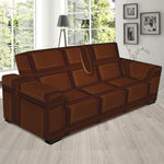 Chocolate Print Sofa Slipcover