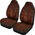 Chocolate Print Universal Fit Car Seat Covers