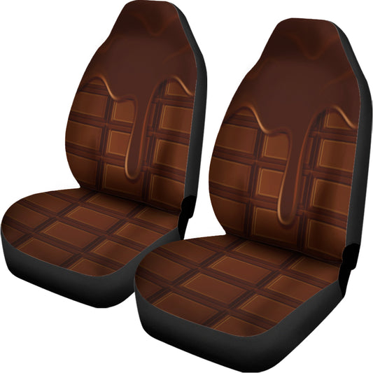 Chocolate Print Universal Fit Car Seat Covers