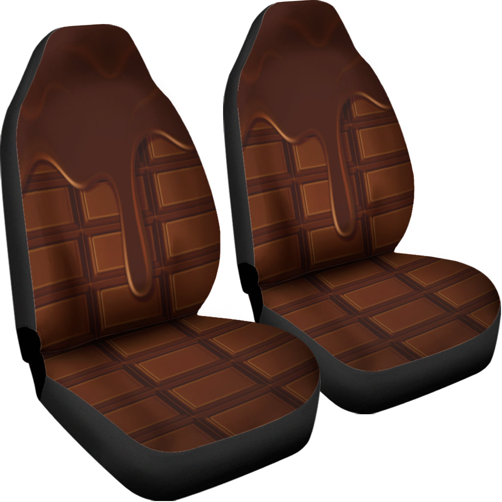 Chocolate Print Universal Fit Car Seat Covers