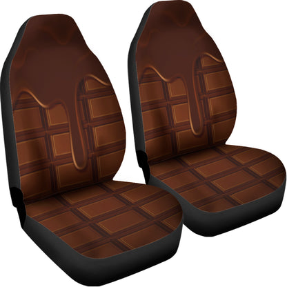 Chocolate Print Universal Fit Car Seat Covers